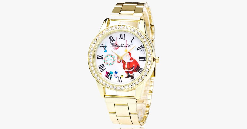 Santa Claus Quartz Steel Watch