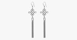 Classic Silver Tassel Earrings - FREE SHIP DEALS