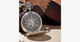 Silver Shield Full Hunter Pocket Watch - FREE SHIP DEALS