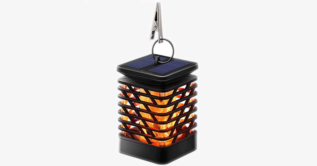 Waterproof Solar Flame Hanging Lamp