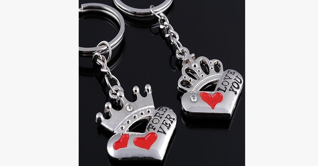 King and Queen Keychain - FREE SHIP DEALS