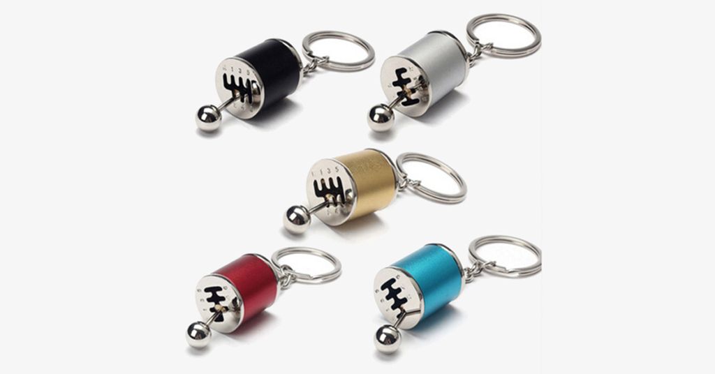 Mini Gear Shift Gearbox Keychain