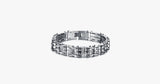 Clean CZ Diamond Stainless Steel Men's Bracelet - FREE SHIP DEALS