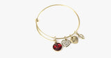 January Birthstone Charm Bangle - FREE SHIP DEALS