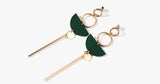 Green Wood Earrings - FREE SHIP DEALS