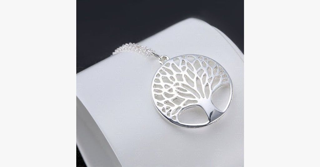 Silver Tree of Life Pendant - FREE SHIP DEALS