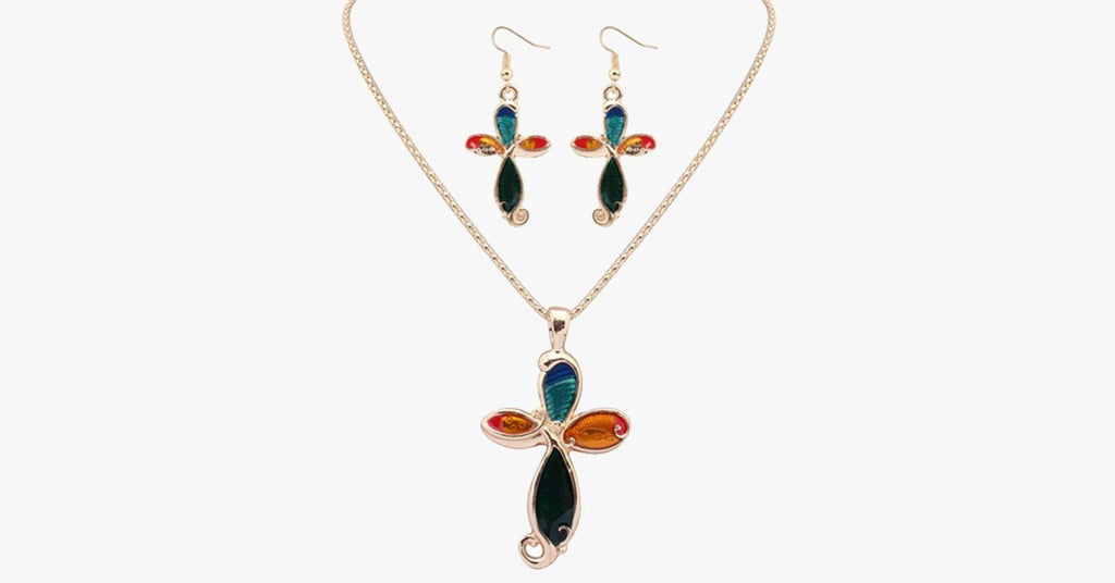 Painted Bees Hippie Pendant Set - FREE SHIP DEALS