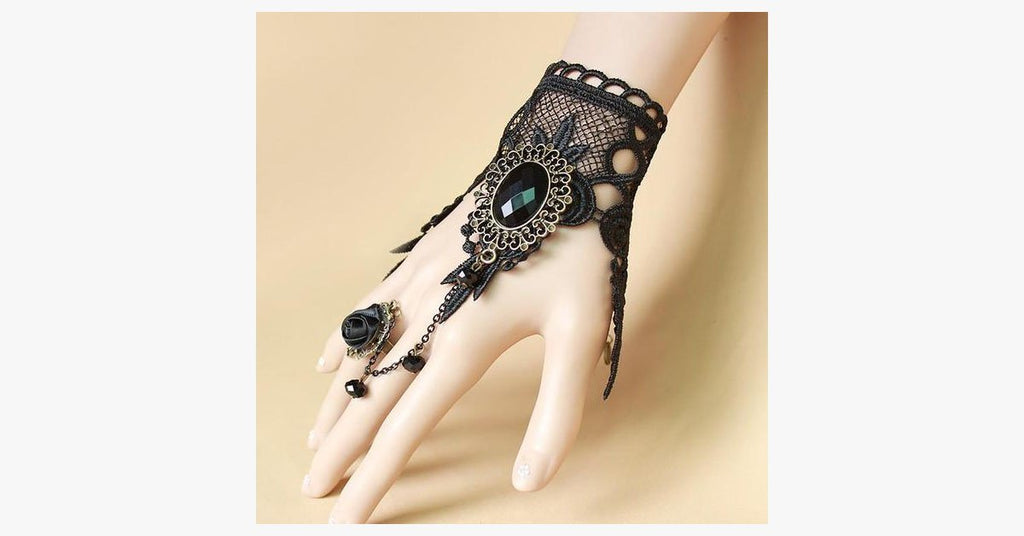 Enchanting Ring-to-Wrist Bracelet - FREE SHIP DEALS