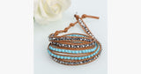Turquoise Hex Wrap Bracelet - FREE SHIP DEALS