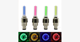 2 Pack - Motion Activated LED Valve Stem Lights - Assorted Colors - FREE SHIP DEALS