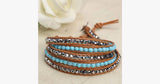 Turquoise Hex Wrap Bracelet - FREE SHIP DEALS