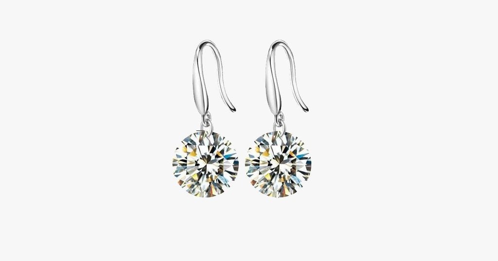 Crystal Earrings - 8mm - FREE SHIP DEALS