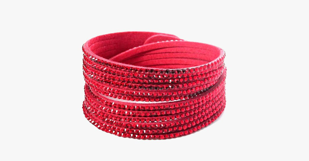 Red Beads Wrap Bracelet - FREE SHIP DEALS