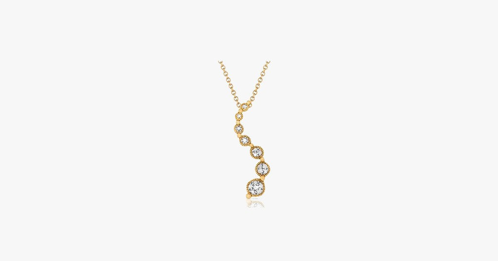 Diamond Accent Journey Pendant in Gold - FREE SHIP DEALS