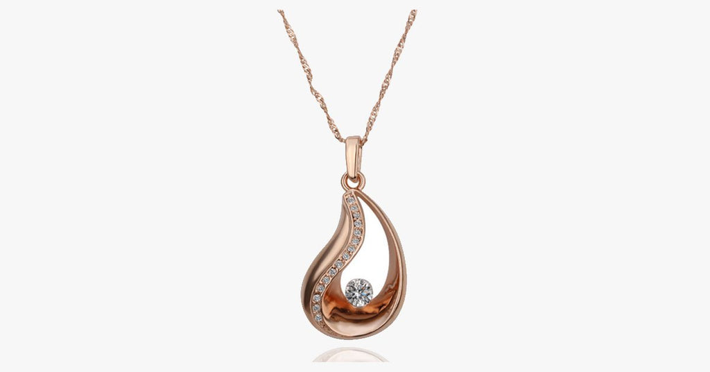 Beauty Illusion Pendant in 18K Gold Plated - FREE SHIP DEALS