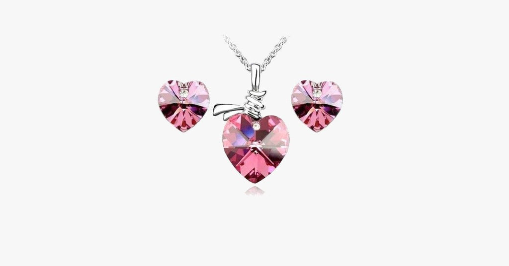 Diamond Heart Necklace - FREE SHIP DEALS