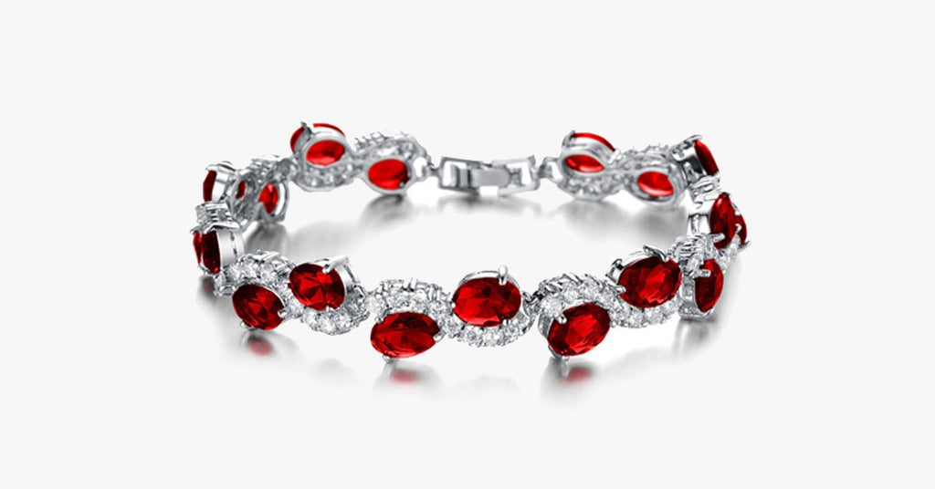 Red Garnet Exquisite Bracelet - FREE SHIP DEALS