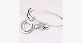 Grandmother Love Granddaughter Charm Bangle - FREE SHIP DEALS