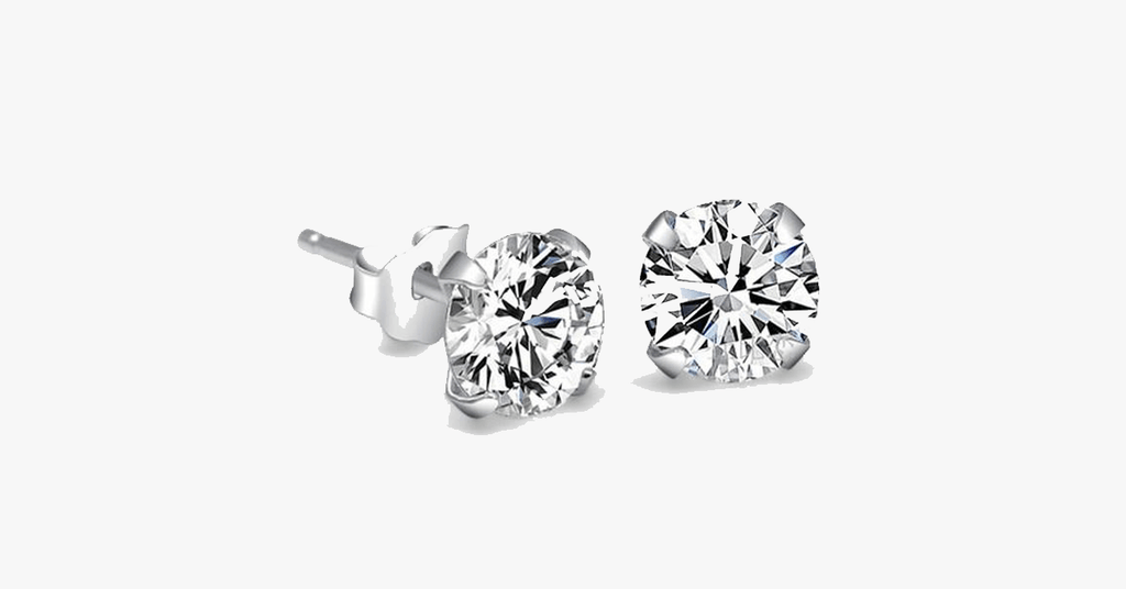 Crystal Stud Earrings - 4mm - FREE SHIP DEALS