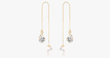Water Drop Austrian Crystal Long Earrings - FREE SHIP DEALS
