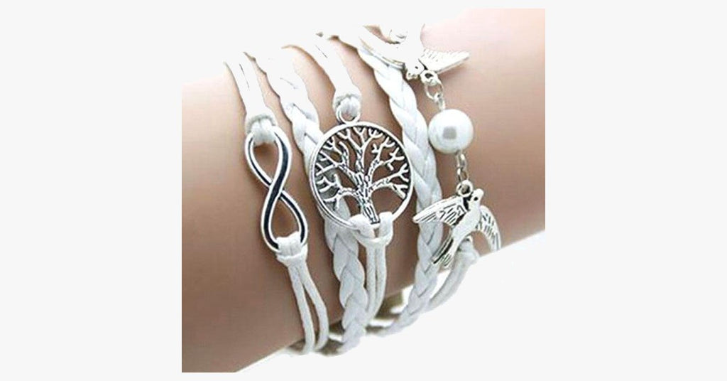 Double Birds Pearl Infinity Tree - FREE SHIP DEALS