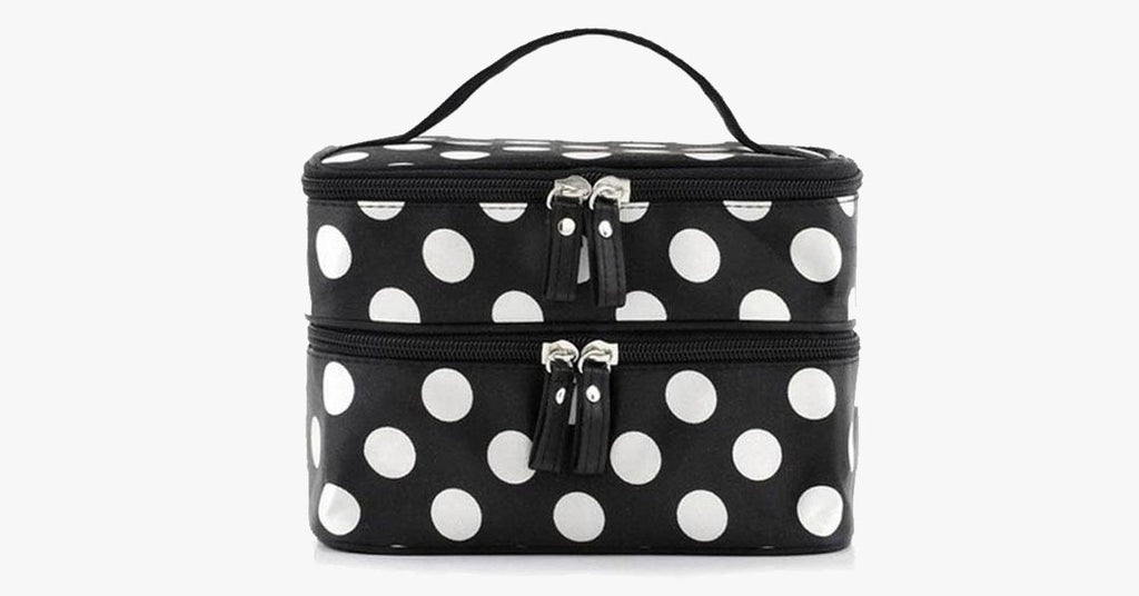 Polka Dot Make Up Bag