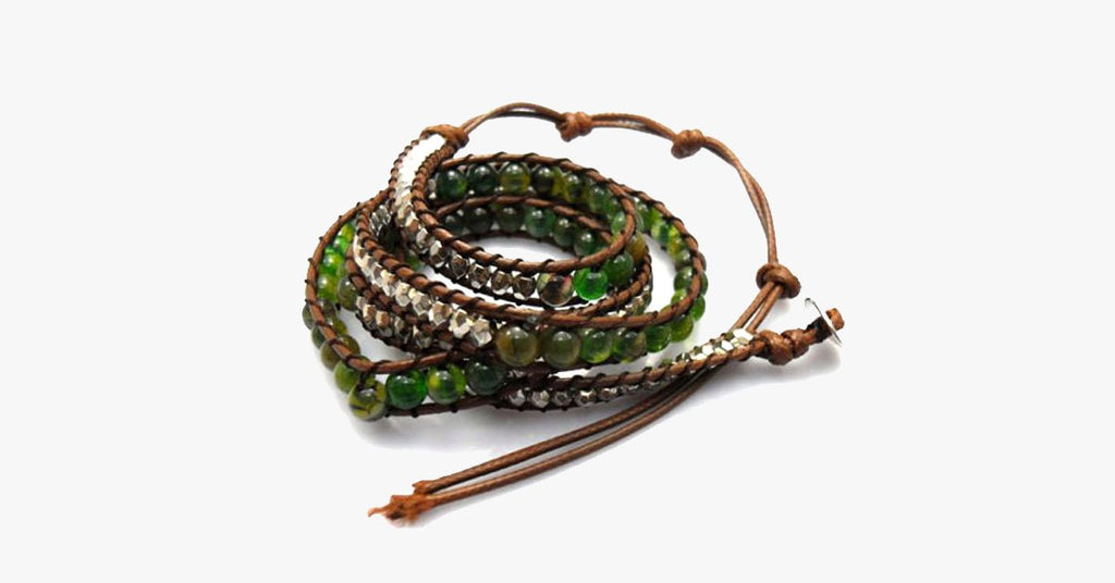 Snake Eye Desert Hex Wrap Bracelet - FREE SHIP DEALS