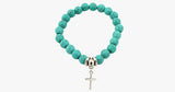 Virtuous Cross Turquoise Bracelet - FREE SHIP DEALS