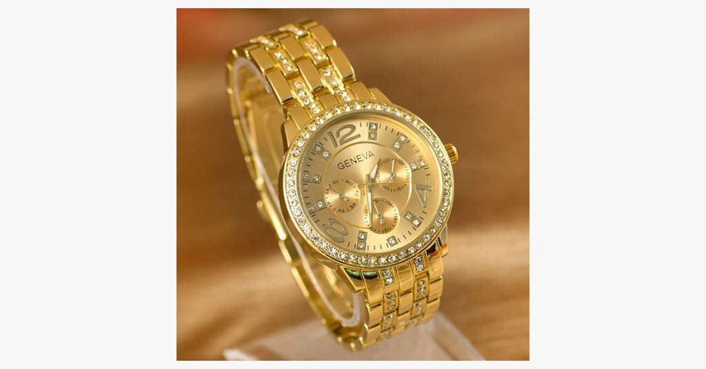 Exquisite Gold Plated Watch - FREE SHIP DEALS