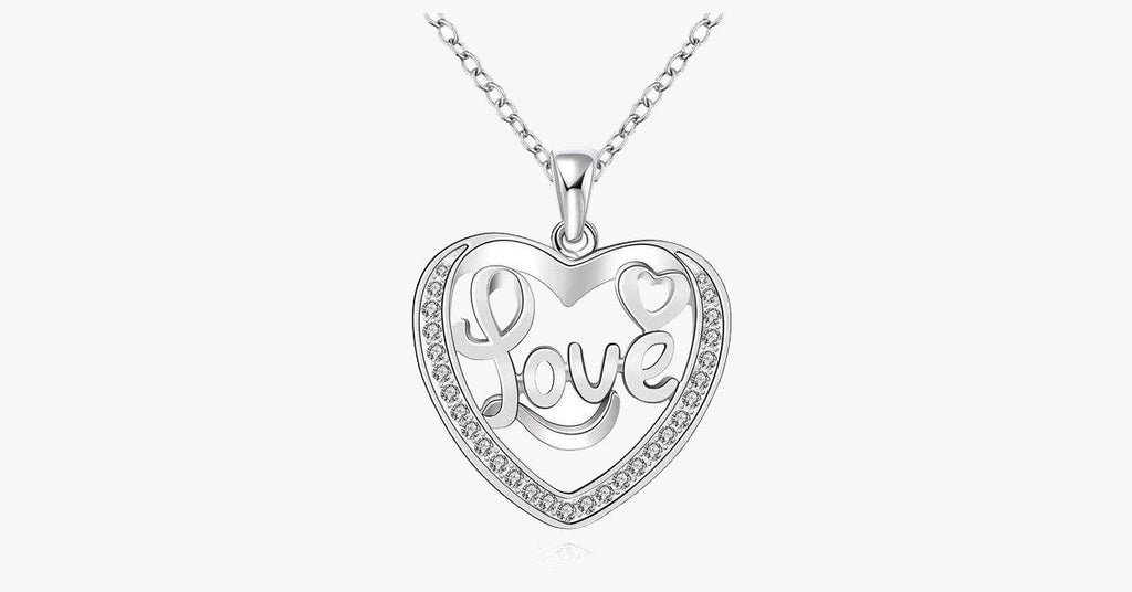 Exquisite Love Heart Pendant - FREE SHIP DEALS