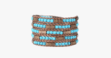 Egyptian Turquoise Wrap Bracelet - FREE SHIP DEALS