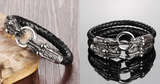 Game Of Thrones Inspired Double Dragon Stainless Steel Men's Bracelet