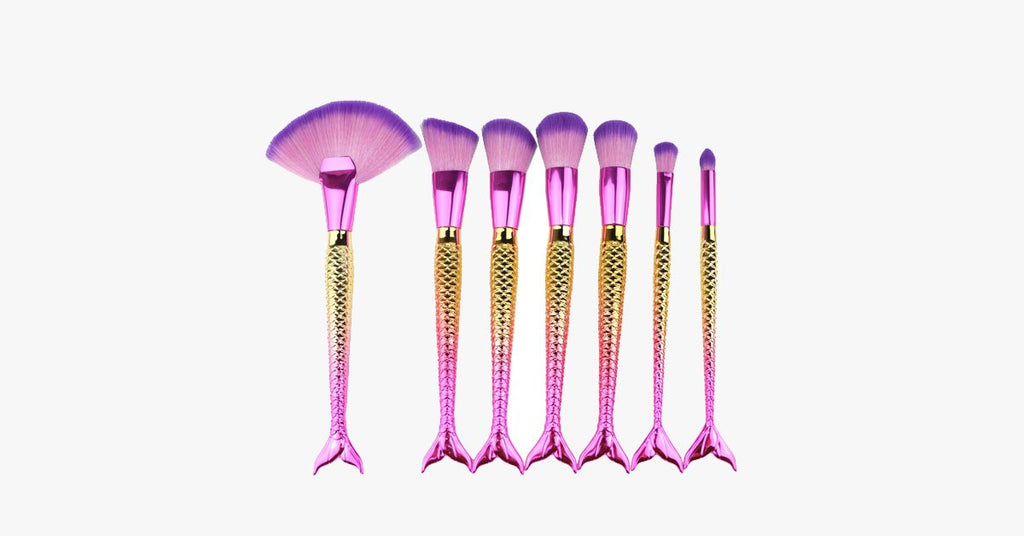 Big Fan Mermaid Tail Brush Set - FREE SHIP DEALS