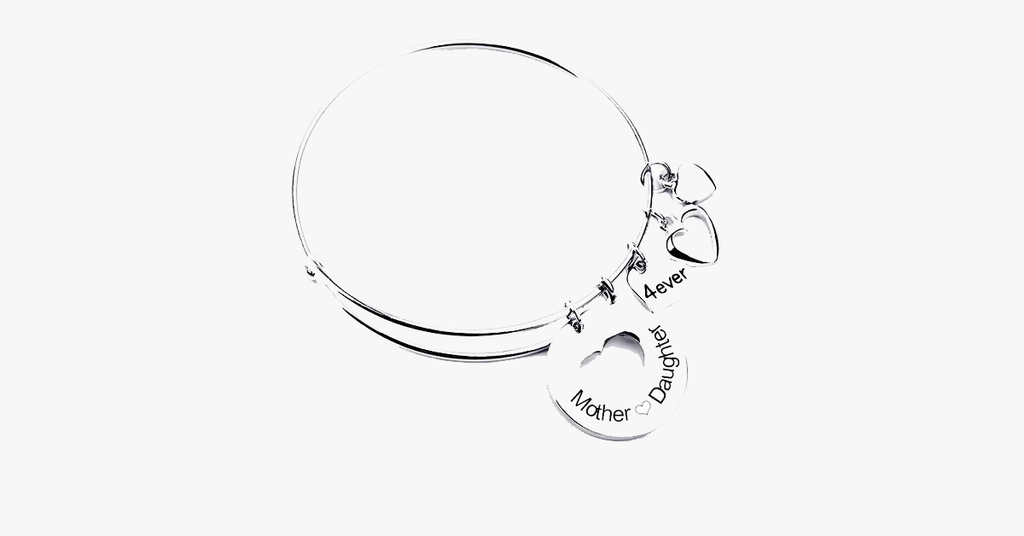 Mother Daughter Love Charm Bangle - FREE SHIP DEALS