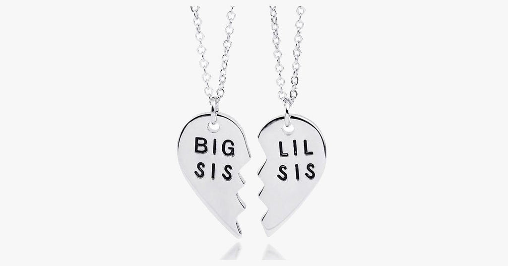 Big Sis Lil Sis Pendant Set - FREE SHIP DEALS