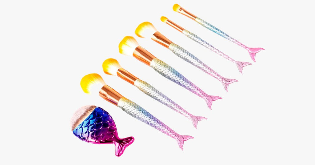 Mermaid Dream Glam Brush Set