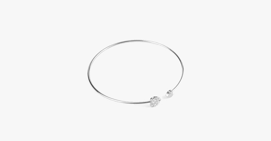 Crystal Heart Bangle - FREE SHIP DEALS