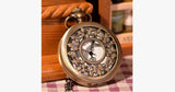 Gold Forest Half Hunter Pocket Watch - FREE SHIP DEALS
