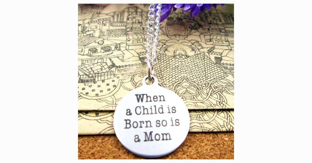 Birth of Child and Mother Necklace - FREE SHIP DEALS