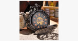 Black Cage Full Hunter Pocket Watch - FREE SHIP DEALS