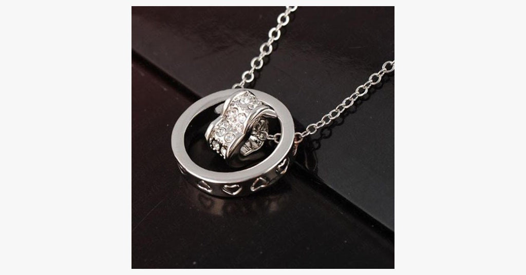 Double Heart Ring Necklace - FREE SHIP DEALS