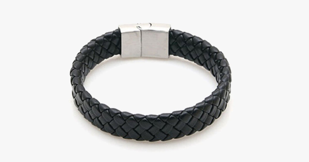 Men's Braided Leather Bracelet