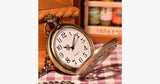Gold Forest Half Hunter Pocket Watch - FREE SHIP DEALS