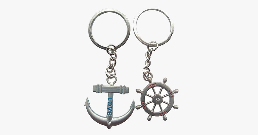 Couple's Nautical Keychains - FREE SHIP DEALS