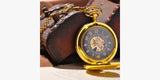 Gold Half Hunter Pocket Watch - FREE SHIP DEALS