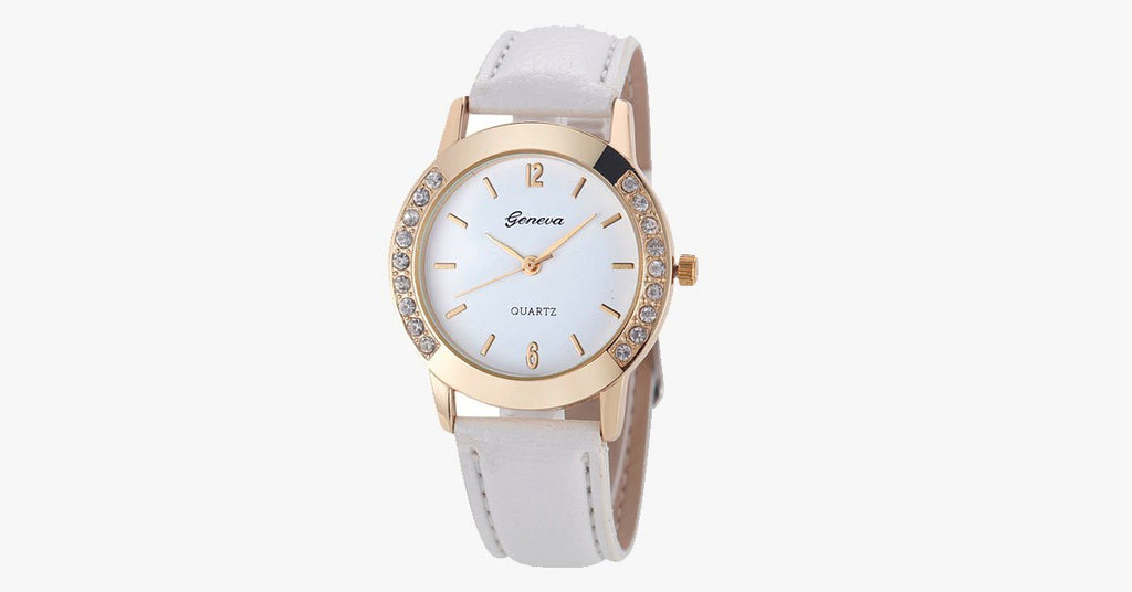 Analog Leather Quartz Watch - FREE SHIP DEALS