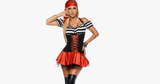 Woman Pirate Halloween Costume - FREE SHIP DEALS