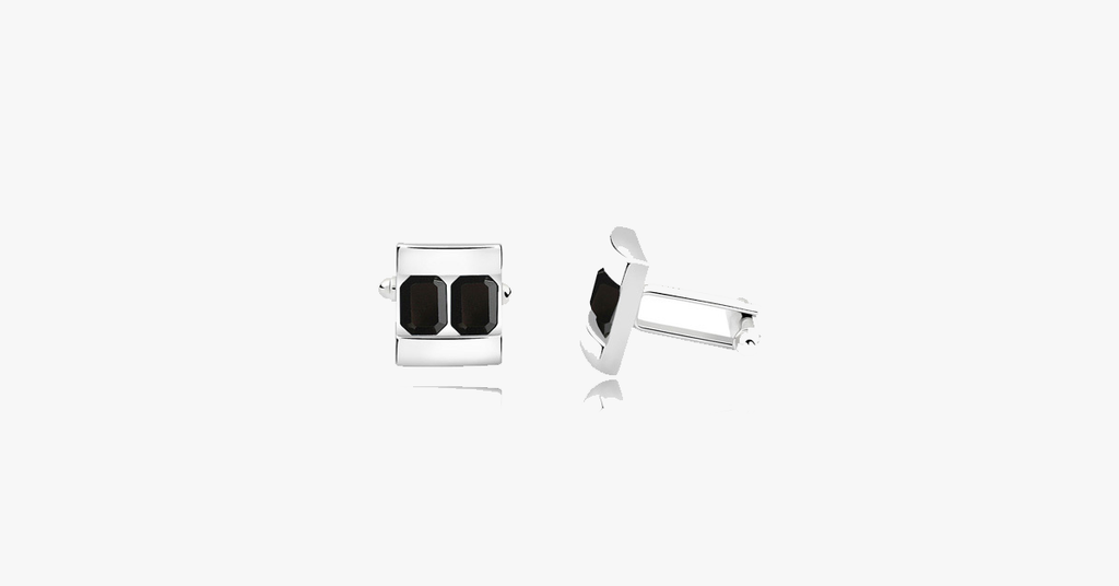 Two Platinum Cufflink - FREE SHIP DEALS