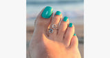 Unique Retro Silver Plated Toe Ring - FREE SHIP DEALS