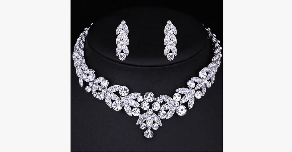 Leaf Choker Necklace Set - FREE SHIP DEALS